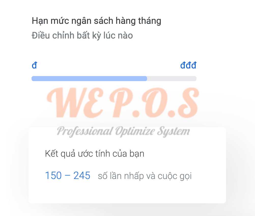 đặt giới hạn ngân sách quảng cáo